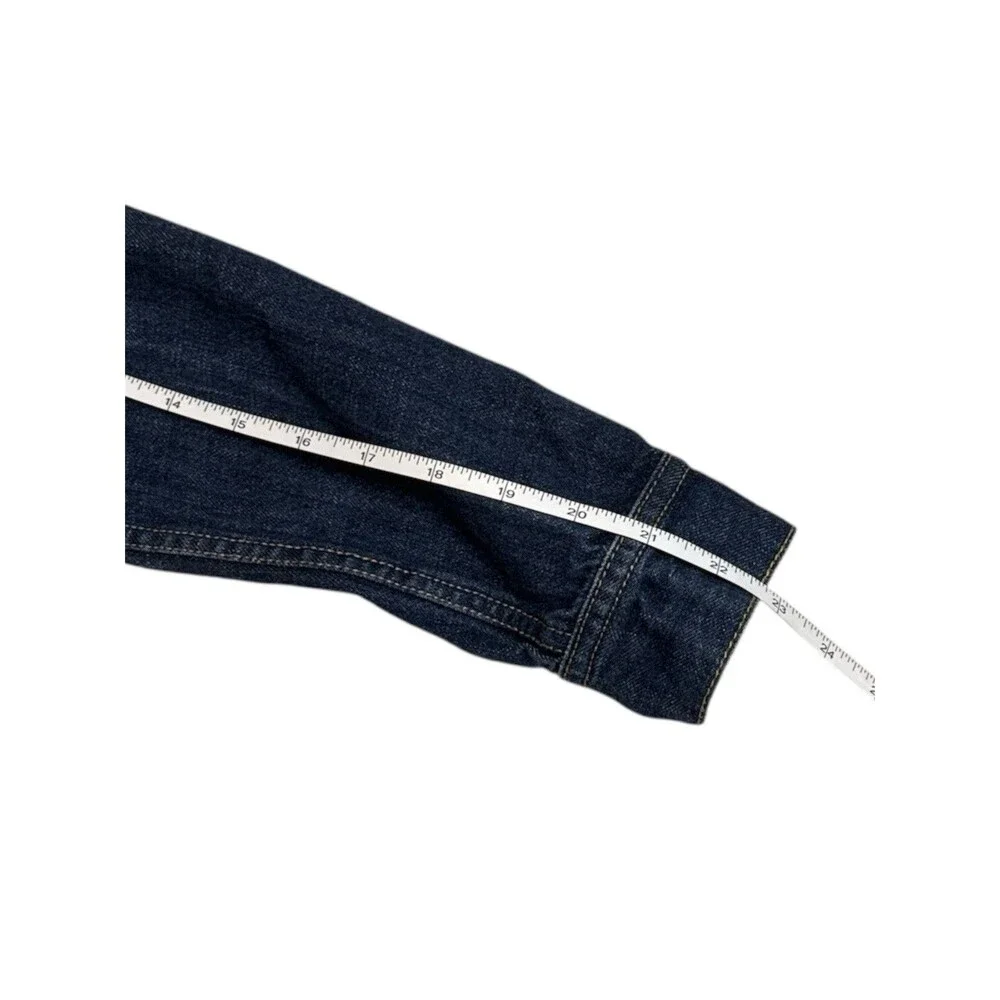 American Eagle Blue Denim Trucker Jacket XS Medium Wash Classic Jean‎ Coat
